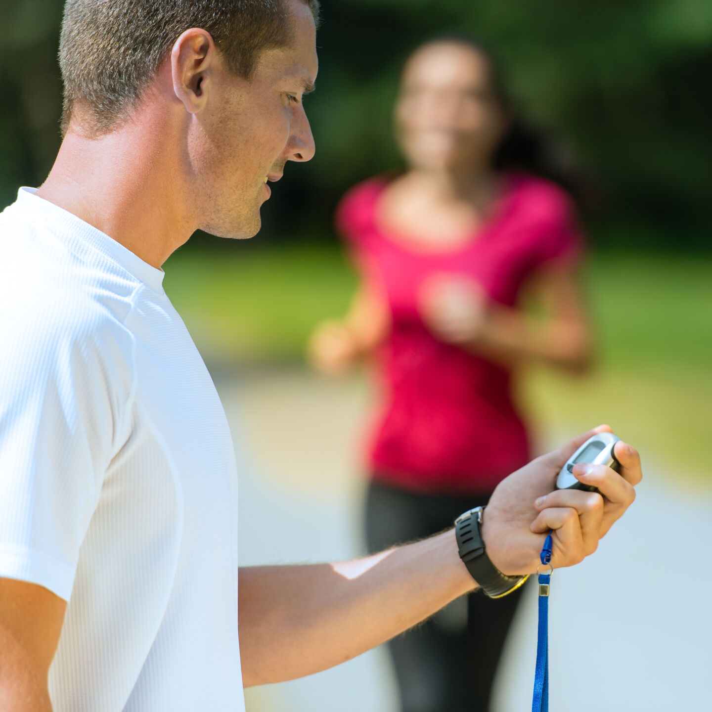 coach timing runner